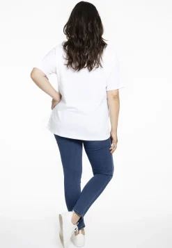 T-shirt wijd COTTON