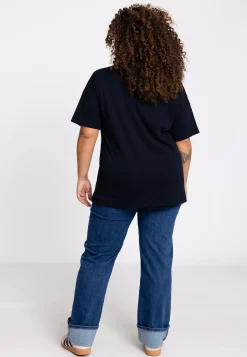 T-shirt wijd COTTON
