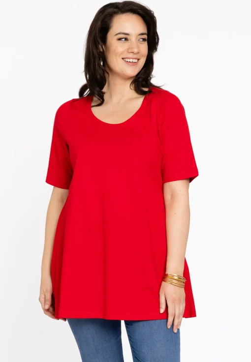 Tuniek flare COTTON