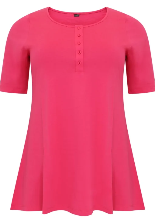 Tuniek flare fit COTTON