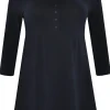 Tuniek flare fit knopen COTTON