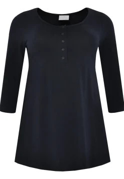 Tuniek flare fit knopen COTTON