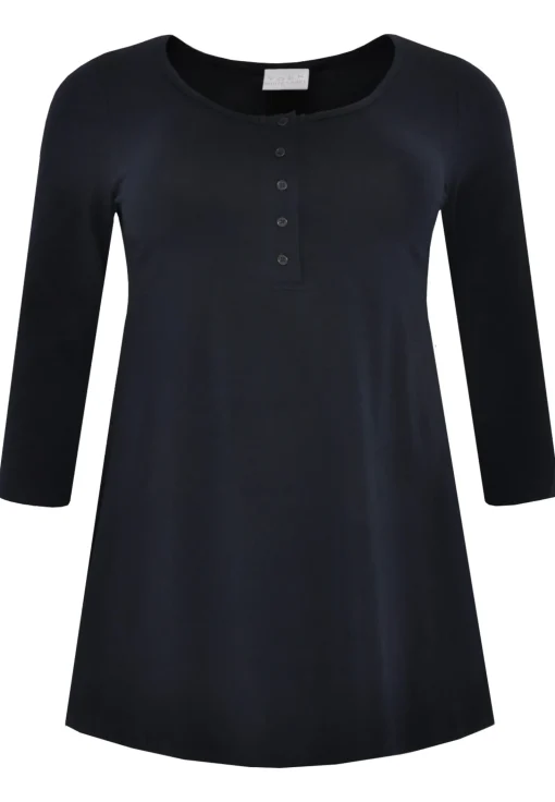 Tuniek flare fit knopen COTTON