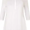 Tuniek flare fit knopen COTTON