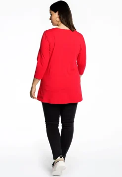 Tuniek flare fit knopen COTTON