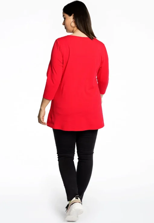 Tuniek flare fit knopen COTTON