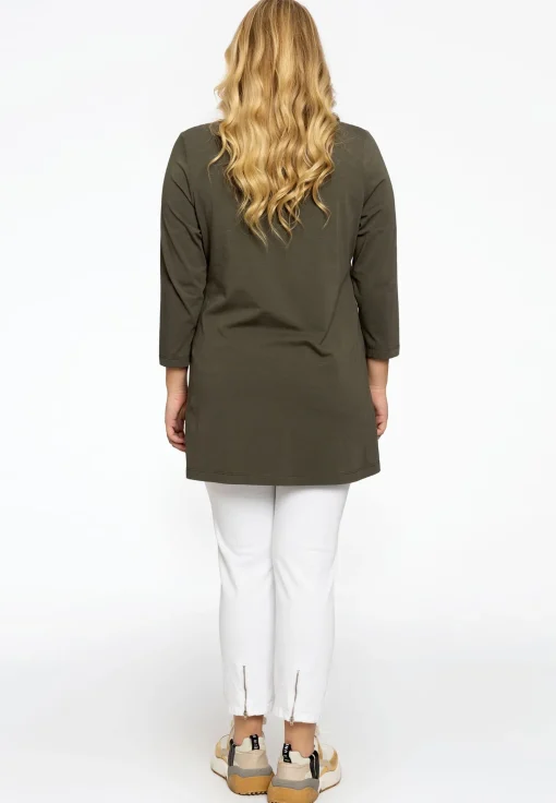 Tuniek flare fit knopen COTTON