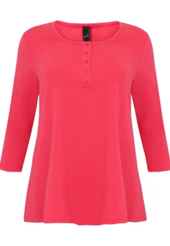 Tuniek flare fit knopen COTTON