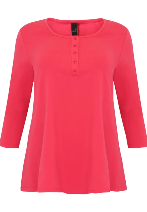 Tuniek flare fit knopen COTTON