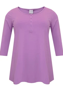 Tuniek flare fit knopen COTTON
