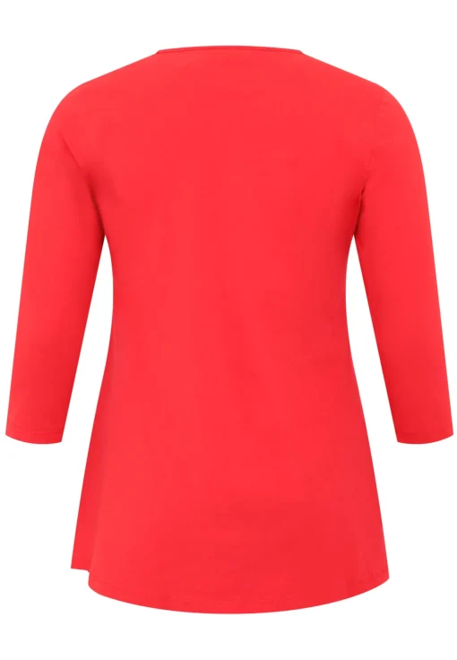 Tuniek flare fit knopen COTTON