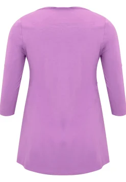 Tuniek flare fit knopen COTTON