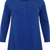 Tuniek flare knopen COTTON