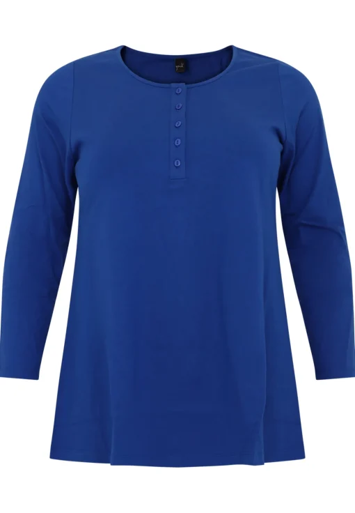 Tuniek flare knopen COTTON