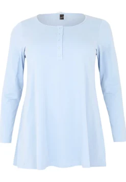 Tuniek flare knopen COTTON