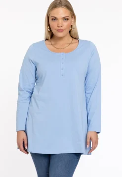 Tuniek flare knopen COTTON