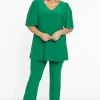 Tuniek flare met geplooide mouwen DOLCE