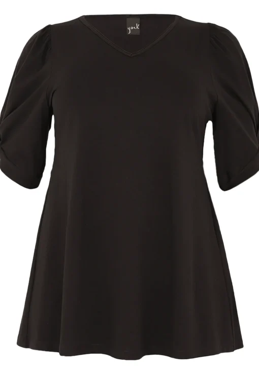 Tuniek flare met pofmouwen COTTON