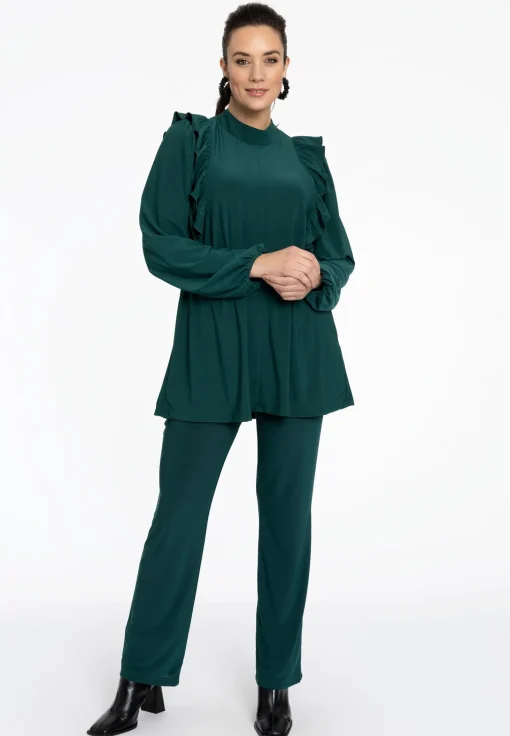 Tuniek flare met volant DOLCE