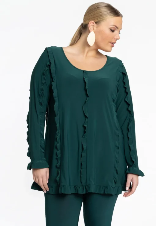 Tuniek flare met volants DOLCE