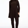 Tuniek met col wide bottom