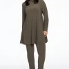 Tuniek met col wide bottom