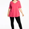 Tuniek V flare COTTON