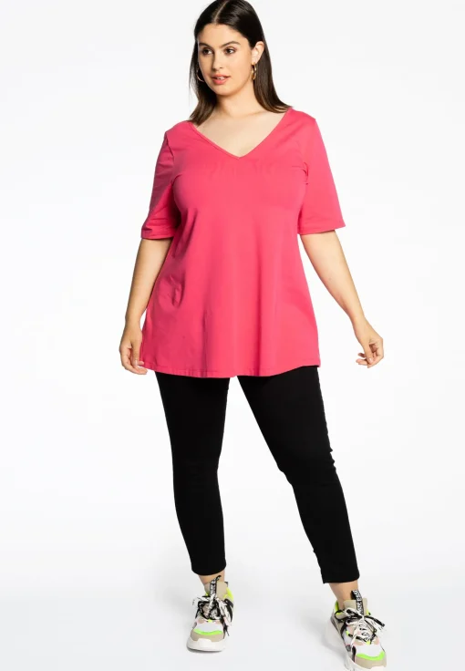 Tuniek V flare COTTON