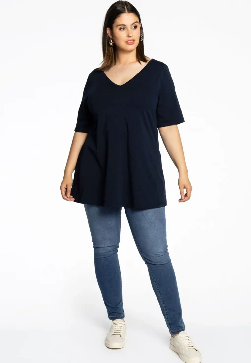 Tuniek V flare COTTON