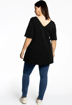 Tuniek V flare COTTON