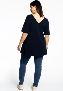 Tuniek V flare COTTON