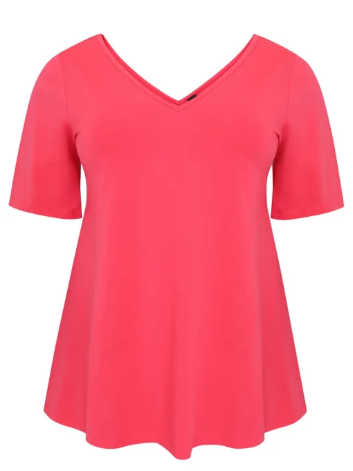 Tuniek V flare COTTON