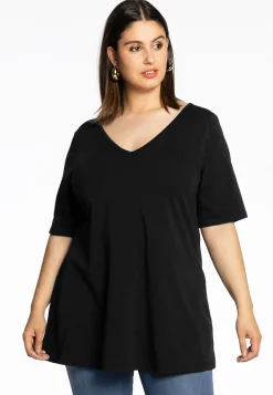 Tuniek V flare COTTON