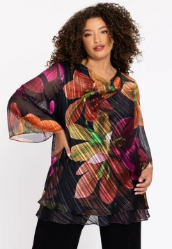 Tuniek waterfall Floria lurex