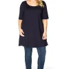 Tuniek wide bottom VISCOSE