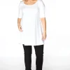 Tuniek wide bottom VISCOSE