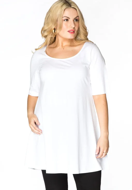 Tuniek wide bottom VISCOSE