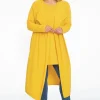 Vest met gedrapeerde hals cashmere