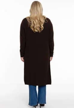 Vest met gedrapeerde hals cashmere