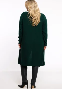 Vest met gedrapeerde hals cashmere