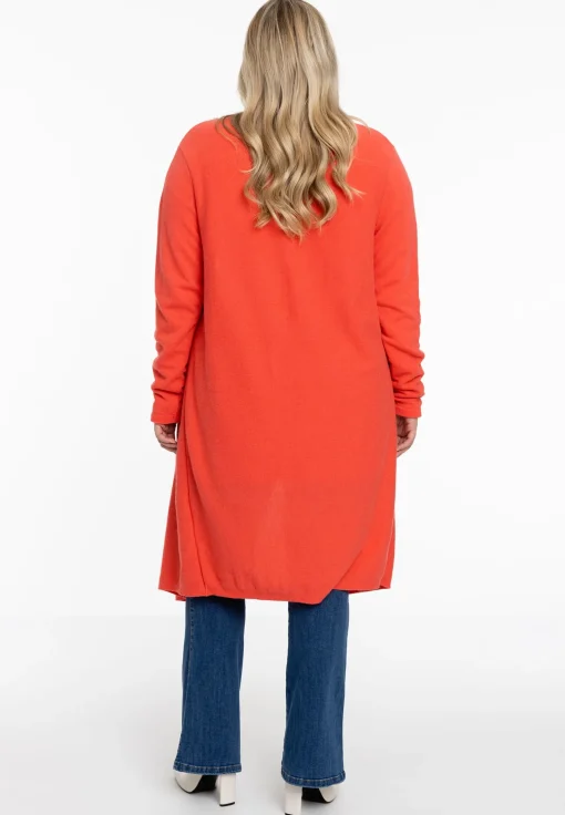 Vest met gedrapeerde hals cashmere