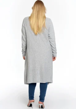Vest met gedrapeerde hals cashmere