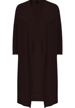 Vest met gedrapeerde hals cashmere