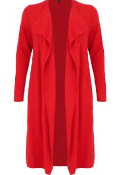 Vest met gedrapeerde hals cashmere