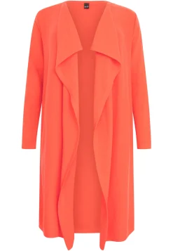 Vest met gedrapeerde hals cashmere