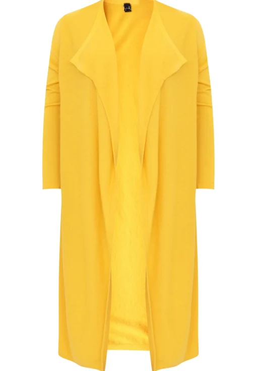 Vest met gedrapeerde hals cashmere