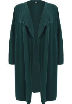 Vest met gedrapeerde hals cashmere