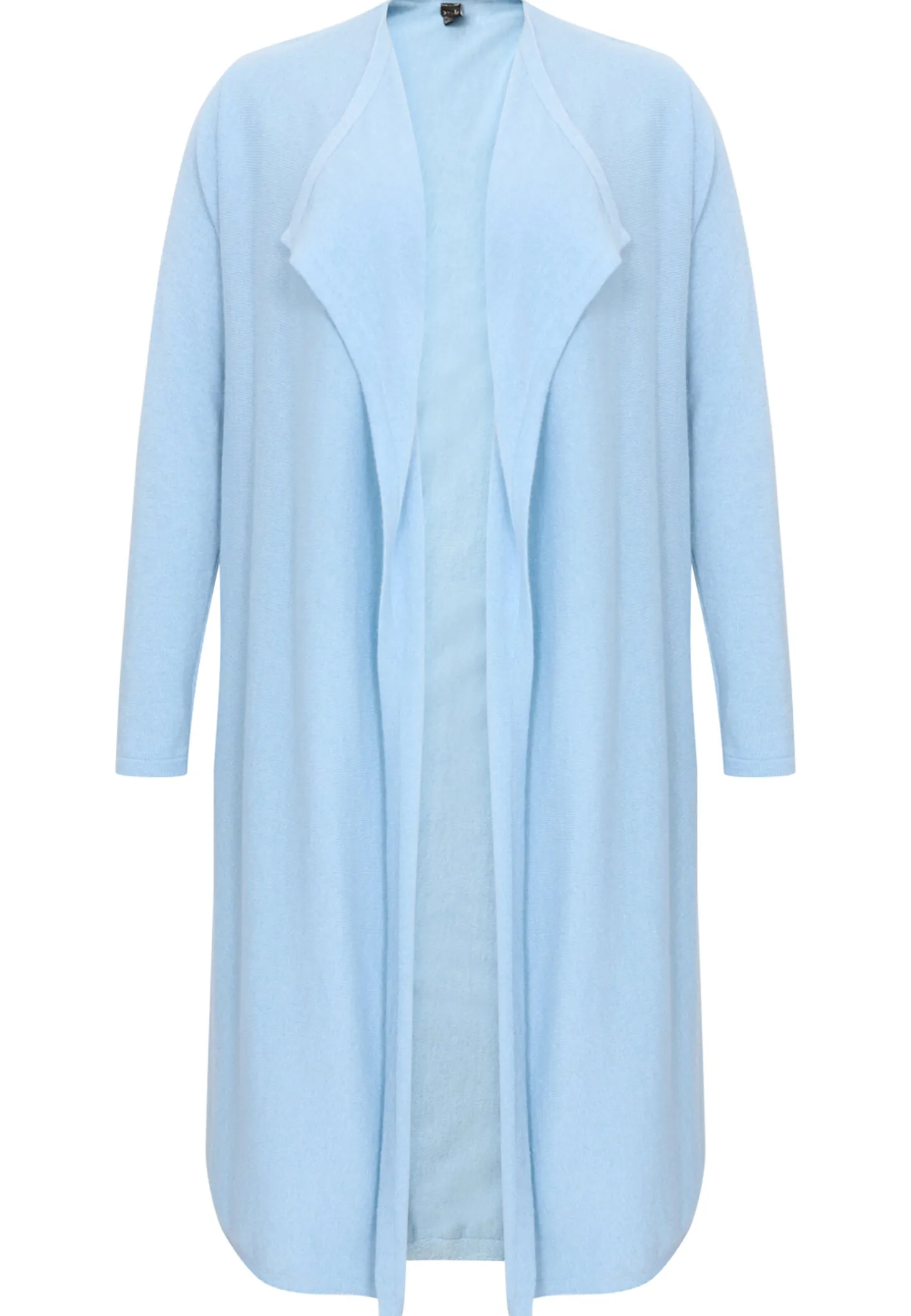 Vest met gedrapeerde hals cashmere