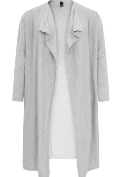 Vest met gedrapeerde hals cashmere