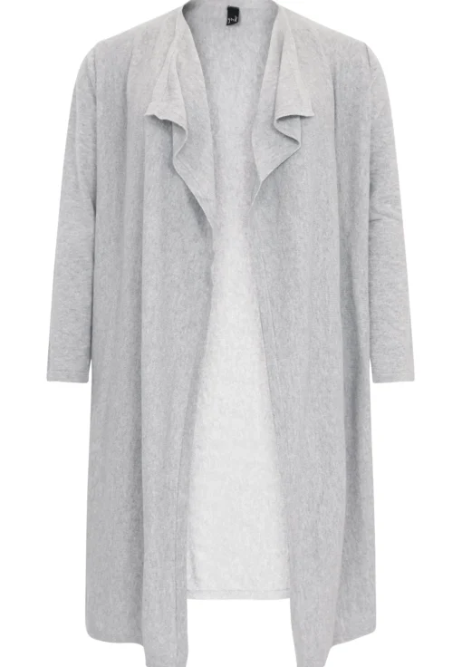 Vest met gedrapeerde hals cashmere